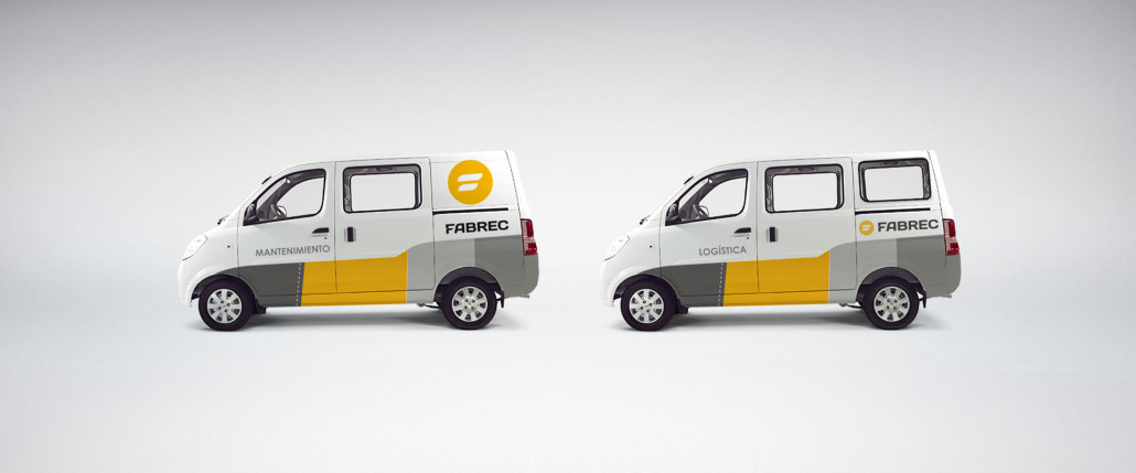 Diseño de identidad corporativa FABREC