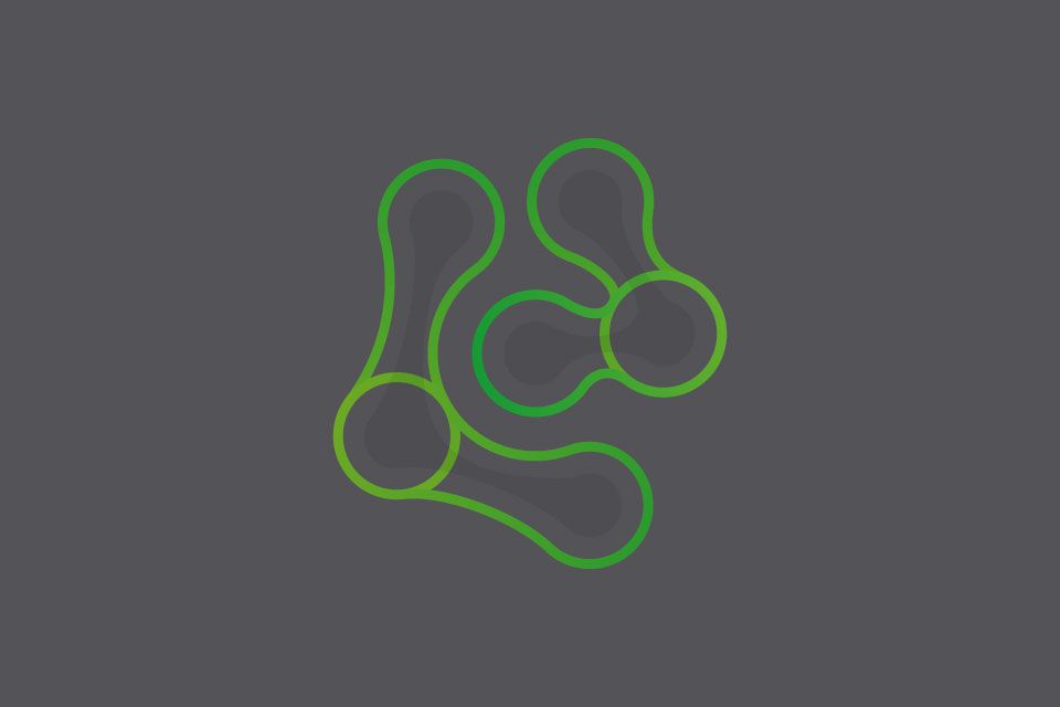 Diseño de logotipo Isotipo Enzimas Inter