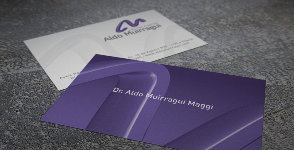 Diseño de papelería Aldo Muirragui