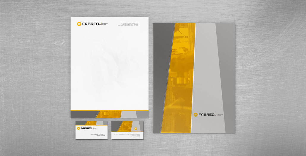 Diseño de papelería FABREC