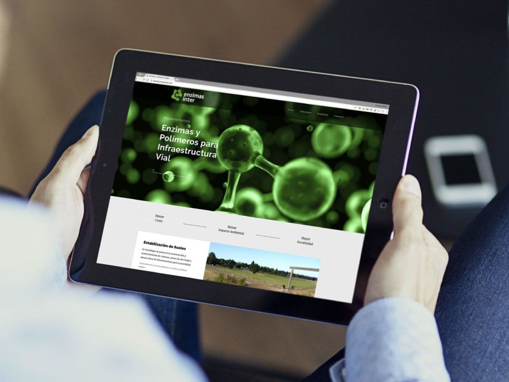diseño web Enzimas Inter