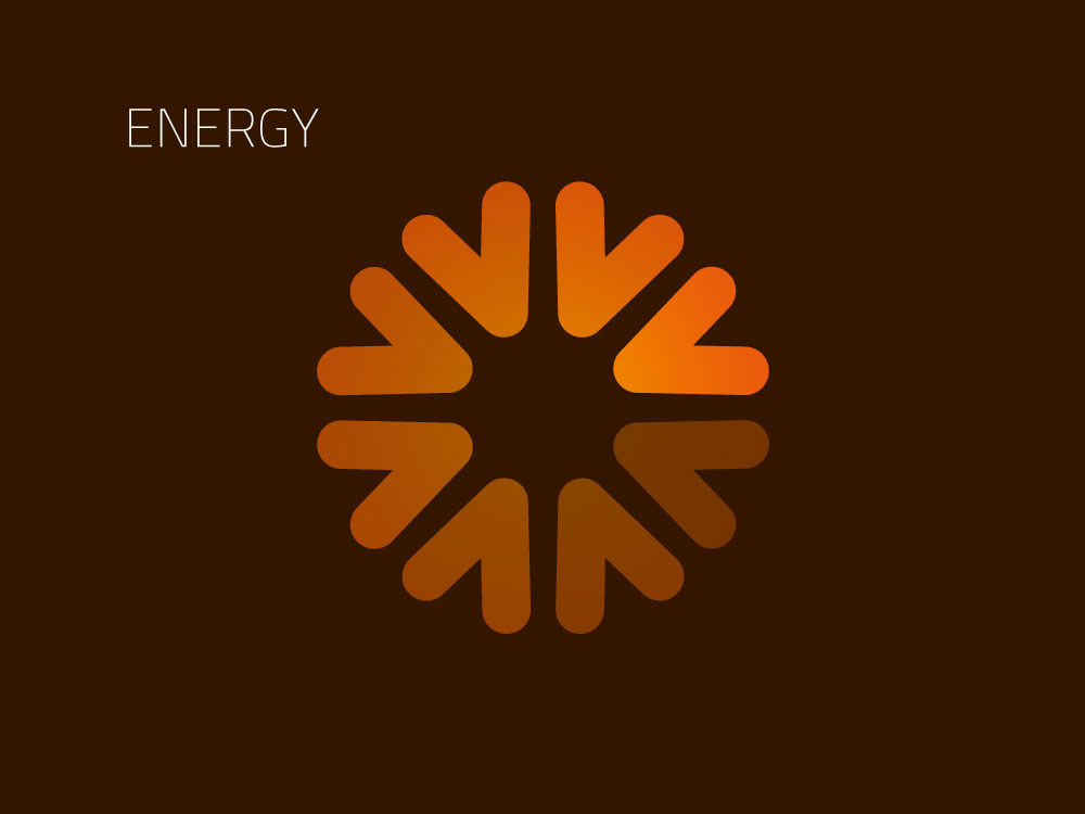 Marcas con concepto desarrollo logotipo petrolera empresa energia gas make agencia dogma