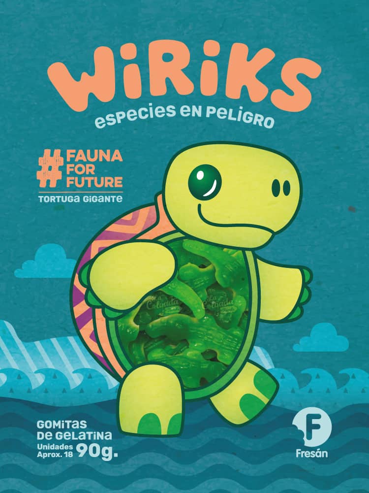 Diseno packaging snack gomitas wiriks C 1