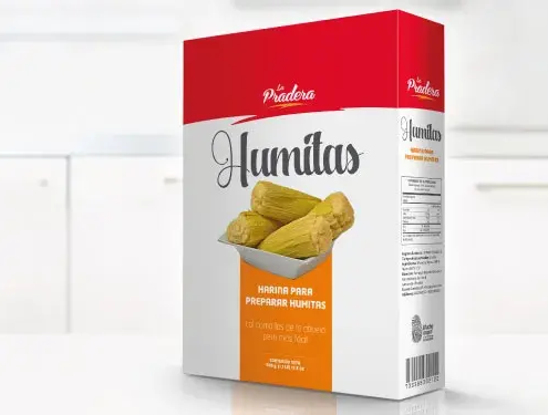 Diseno caja harina cereral la pradera consultoria branding dogma cg